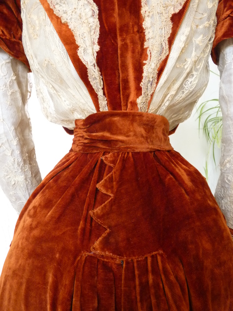 38h antique gown