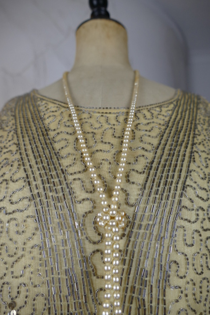3a antique flapper dress 1920