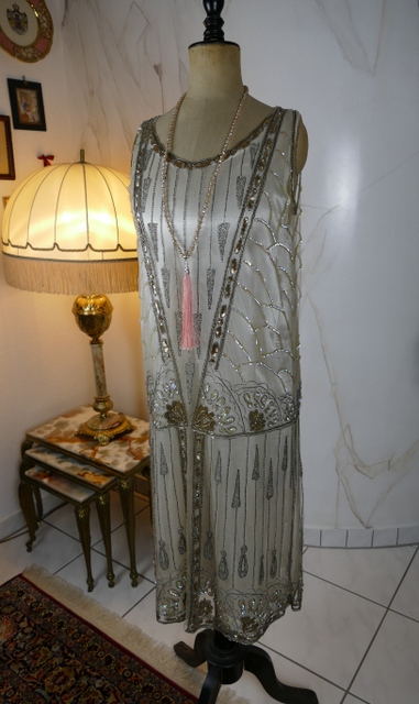14 antique flapper evening dress 1920