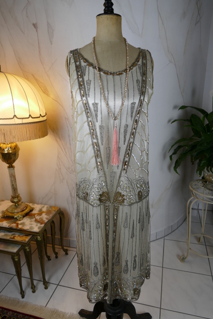 2 antique flapper evening dress 1920