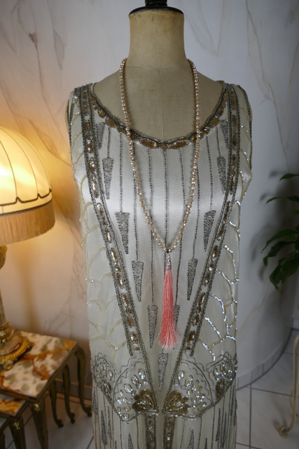 3 antique flapper evening dress 1920