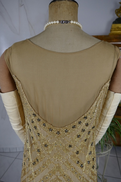 25 antique beaded flapper evening dress 1922