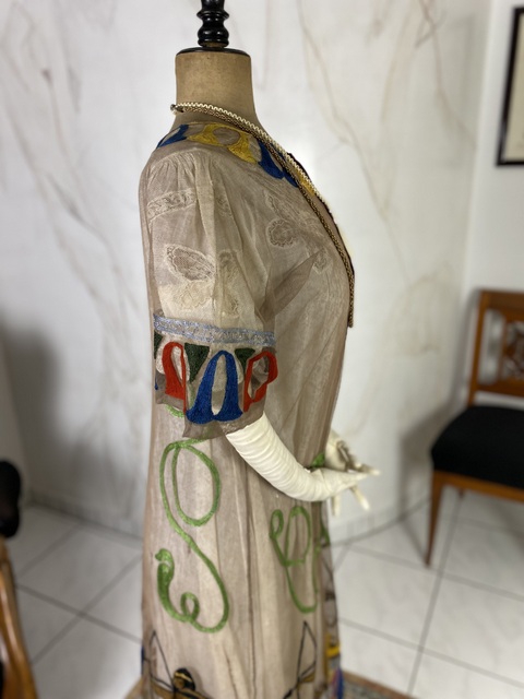 19 antique egyptian motf dress 1923