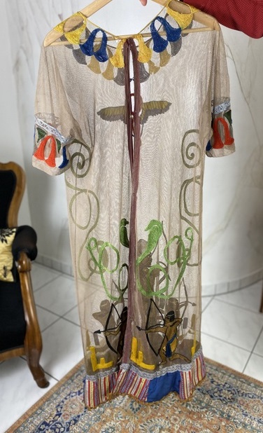 23 antique egyptian motf dress 1923