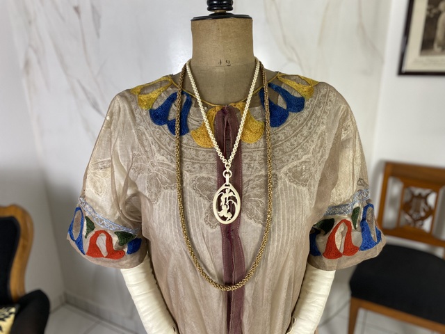 3 antique egyptian motf dress 1923