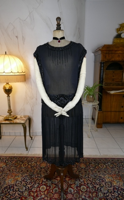 antique evening dress 1924