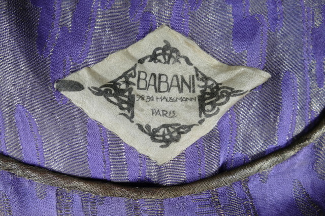1 antique BABANI evening dress 1925