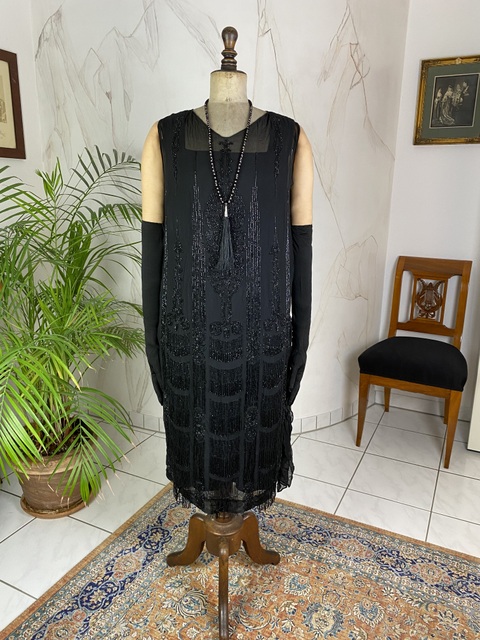 2 antique flapper dress 1925
