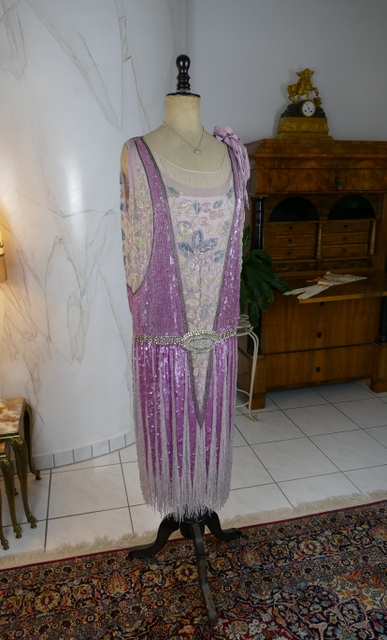 2 antique flapper evening dress 1925