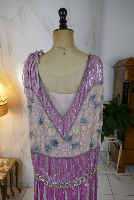 33 antique flapper evening dress 1925