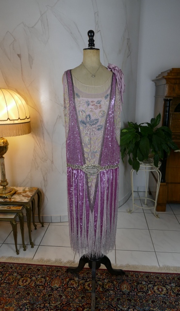 3 antique flapper evening dress 1925