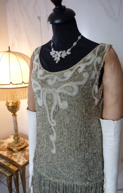 3 antique flapper dress 1925