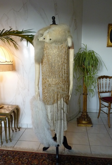 57 antique flapper dress 1920