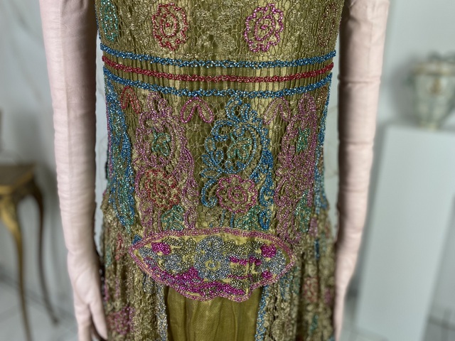 10 antique lamee flapper dress 1926