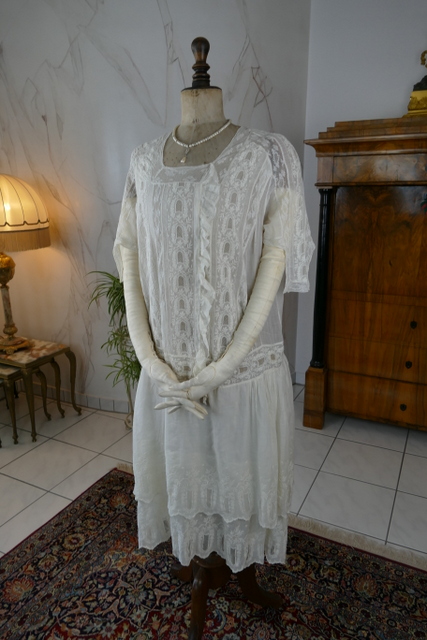 2 antique tea gown 1926
