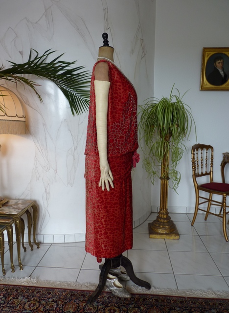 23 antique flapper dress Worth 1920