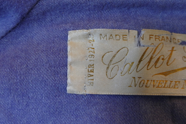 33 antique callot soeurs coat 1927