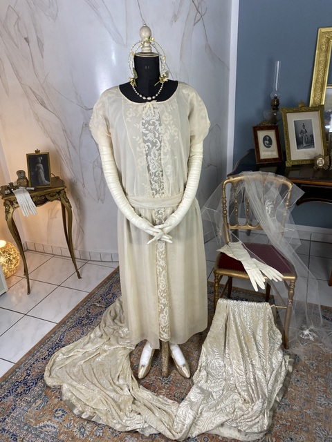 6 antique wedding dress 1927