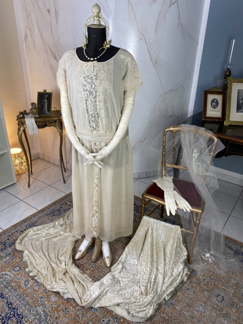 antique wedding dress 1927