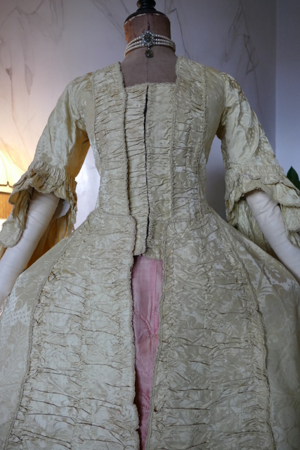 3 antique robe a la francaise 1770