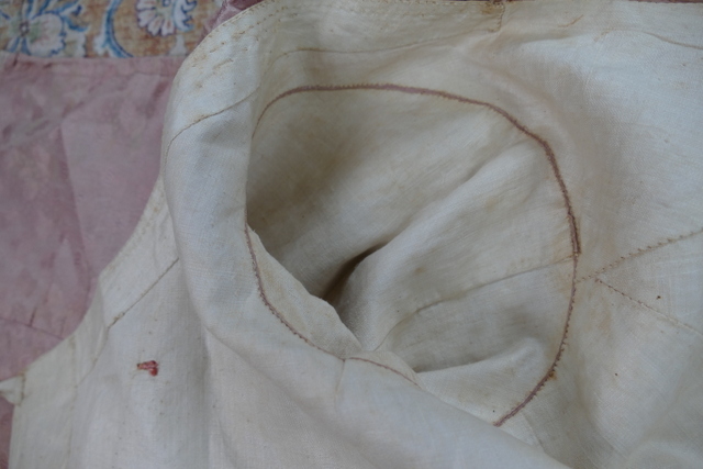 29 antique round gown bodice 1795