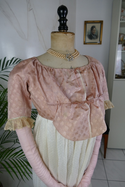 5 antique round gown bodice 1795