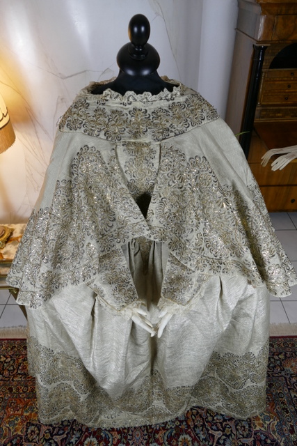 3 antique rococo court dress 1720 1760
