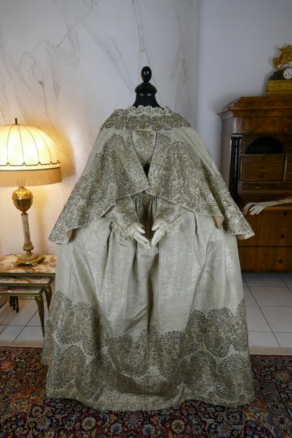 antique rococo court dress 1720 1760