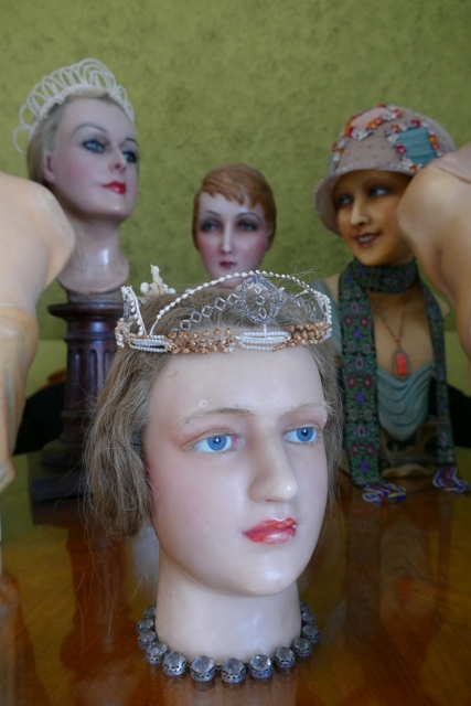 8 antique mannequins