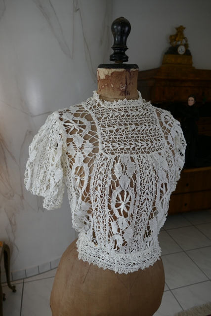 2 antique lace blouse 1916