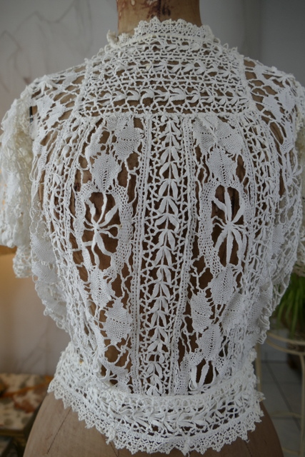 4 antique lace blouse 1916