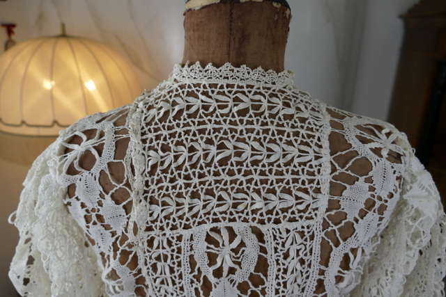9 antique lace blouse 1916