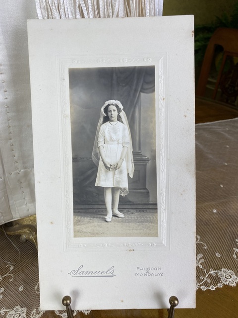 9a antique communion dress 1912