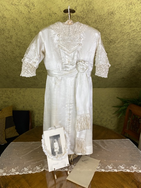 antique communion dress 1912