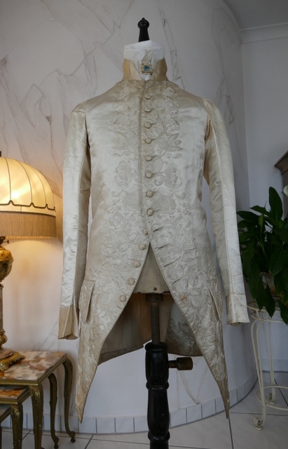 12 antique rococo wedding coat 1740
