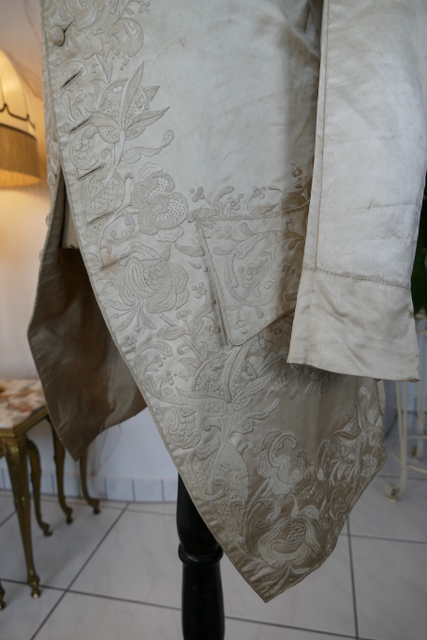 14 antique rococo wedding coat 1740