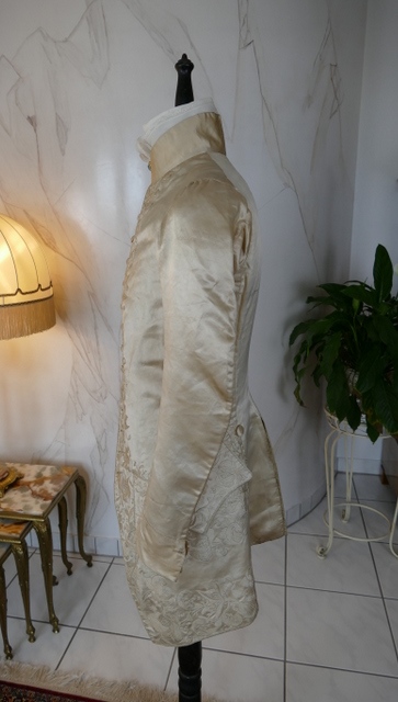 17 antique rococo wedding coat 1740