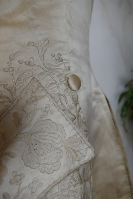 22 antique rococo wedding coat 1740