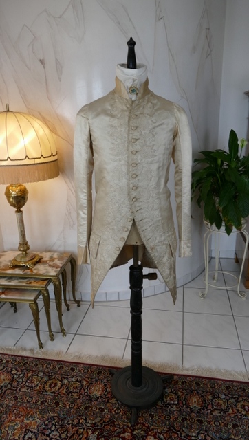 2 antique rococo wedding coat 1740