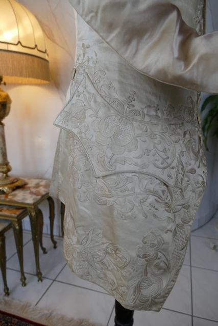 36 antique rococo wedding coat 1740