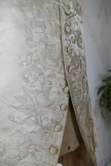 37 antique rococo wedding coat 1740