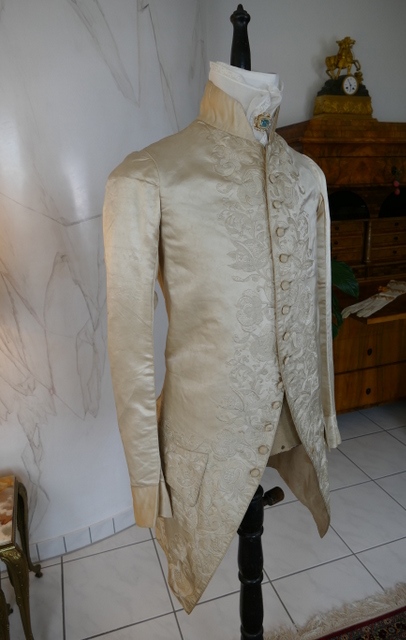 3 antique rococo wedding coat 1740