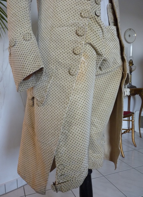 12 antique two piece suit 1790