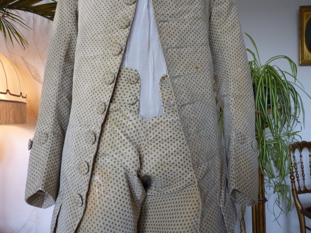 9 antique two piece suit 1790