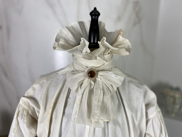 1 antique rococo mens shirt 1780