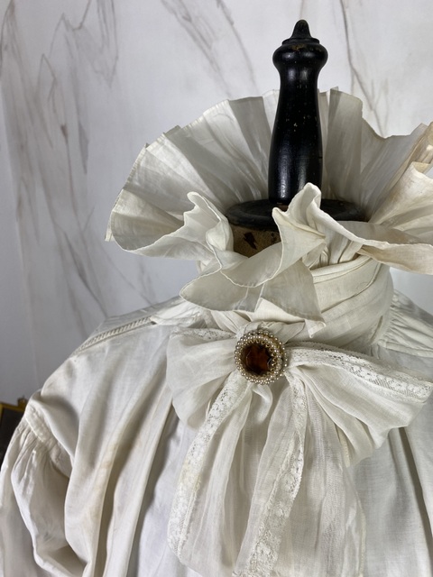 3 antique rococo mens shirt 1780