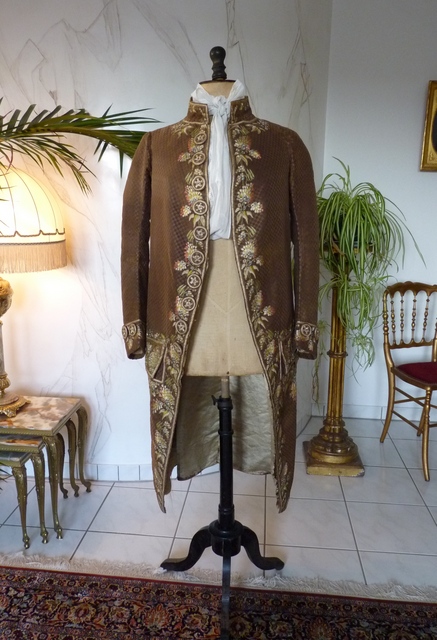 2 antique formal coat 1780