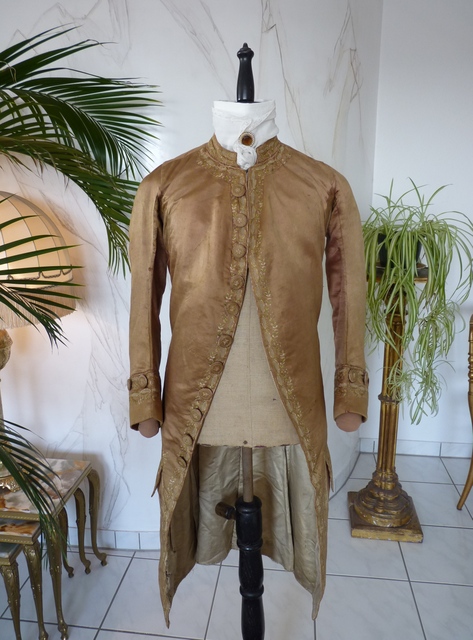 2 antique formal coat 1790