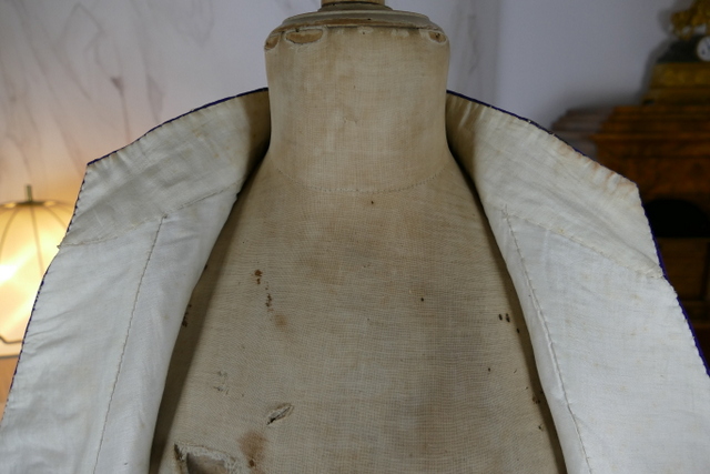 34 antique mens court coat 1860