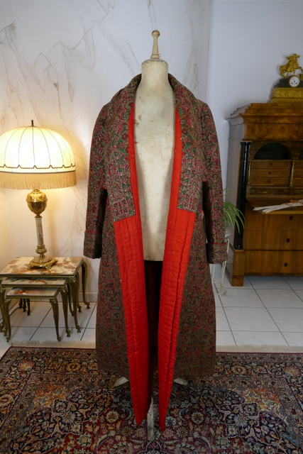 28 antique Mens dressing coat 1865